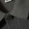 Short-Sleeved Cotton Piqua Polo Shirt – Dark Grey Short-Sleeved Cotton Piqua Polo Shirt – Dark Grey