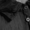Short-Sleeved Crinkle Shirt – Dark Grey Short-Sleeved Crinkle Shirt – Dark Grey