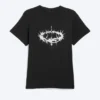Short-Sleeved Printed T-Shirt – Black – Thorn Crown Short-Sleeved Printed T-Shirt – Black – Thorn Crown