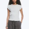 Short-Sleeved Raglan T-Shirt – Grey Melange Short-Sleeved Raglan T-Shirt – Grey Melange