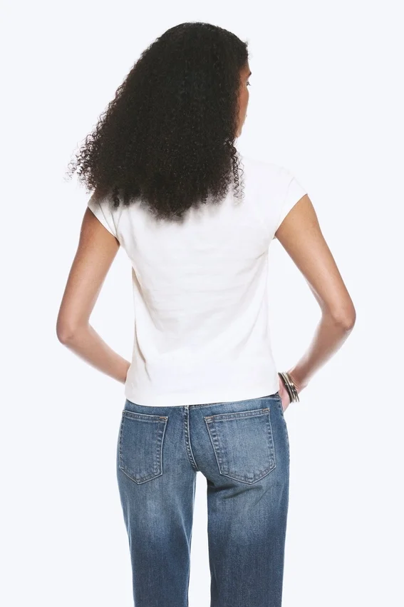 Short-Sleeved Raglan T-Shirt – Off-White Short-Sleeved Raglan T-Shirt – Off-White