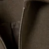 Short Wool Blend Jacket – Dark Brown Short Wool Blend Jacket – Dark Brown