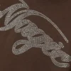 Short Zip Hoodie – Dark Brown – Magic Short Zip Hoodie – Dark Brown – Magic
