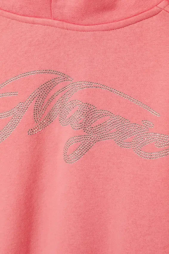Short Zip Hoodie – Pink – Magic Short Zip Hoodie – Pink – Magic