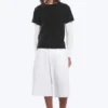 Shrunken Double Layered T-Shirt – Black & White Shrunken Double Layered T-Shirt – Black & White