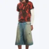 Shrunken Double Layered T-Shirt – Red Camouflage Shrunken Double Layered T-Shirt – Red Camouflage