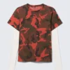 Shrunken Double Layered T-Shirt – Red Camouflage Shrunken Double Layered T-Shirt – Red Camouflage