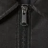 Shrunken Faux Leather Jacket – Black Shrunken Faux Leather Jacket – Black