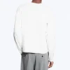 Shrunken Long-Sleeved Cotton T-Shirt – White Shrunken Long-Sleeved Cotton T-Shirt – White