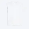 Shrunken Short-Sleeved Cotton T-Shirt – White Shrunken Short-Sleeved Cotton T-Shirt – White