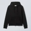 Shrunken Zip Hoodie – Black Shrunken Zip Hoodie – Black