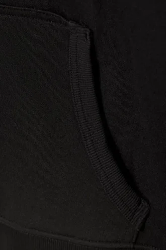 Shrunken Zip Hoodie – Black Shrunken Zip Hoodie – Black
