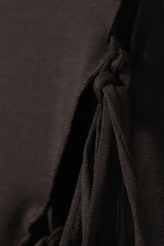 Side Tie Top – Dark Brown Side Tie Top – Dark Brown