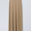 Signe Drapy Maxi Skirt – Dark Beige Signe Drapy Maxi Skirt – Dark Beige