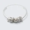 Silver Plated Multi-Ring Necklace – Silver Silver Plated Multi-Ring Necklace – Silver