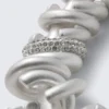 Silver Plated Multi-Ring Necklace – Silver Silver Plated Multi-Ring Necklace – Silver