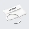Silver-Plated Open Cuff Bracelet – Silver Silver-Plated Open Cuff Bracelet – Silver
