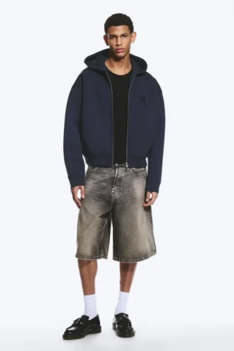 Simon Graphic Scuba Zip Hoodie – Dark Blue – Tristar Simon Graphic Scuba Zip Hoodie – Dark Blue – Tristar