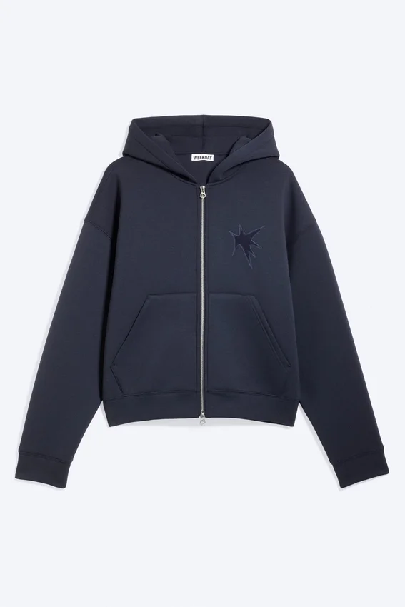 Simon Graphic Scuba Zip Hoodie – Dark Blue – Tristar Simon Graphic Scuba Zip Hoodie – Dark Blue – Tristar