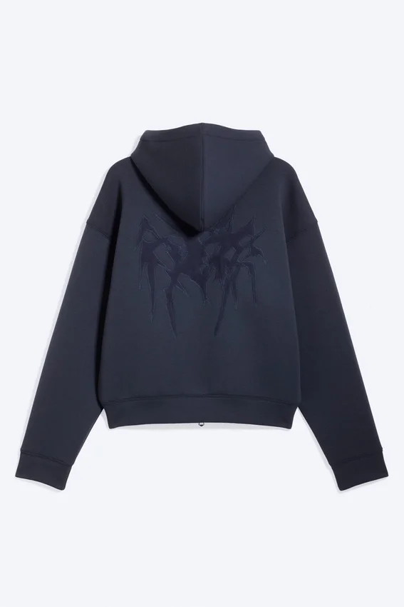 Simon Graphic Scuba Zip Hoodie – Dark Blue – Tristar Simon Graphic Scuba Zip Hoodie – Dark Blue – Tristar