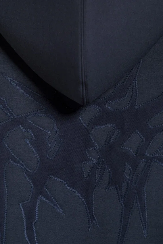 Simon Graphic Scuba Zip Hoodie – Dark Blue – Tristar Simon Graphic Scuba Zip Hoodie – Dark Blue – Tristar