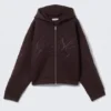 Simon Graphic Scuba Zip Hoodie – Dark Purple Simon Graphic Scuba Zip Hoodie – Dark Purple
