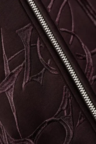Simon Graphic Scuba Zip Hoodie – Dark Purple Simon Graphic Scuba Zip Hoodie – Dark Purple