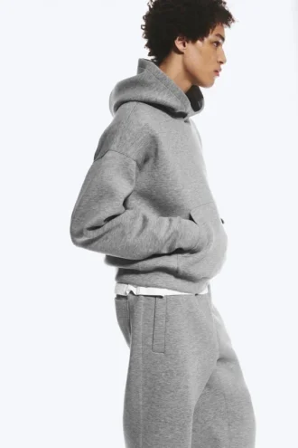Simon Scuba Hoodie – Grey Melange
