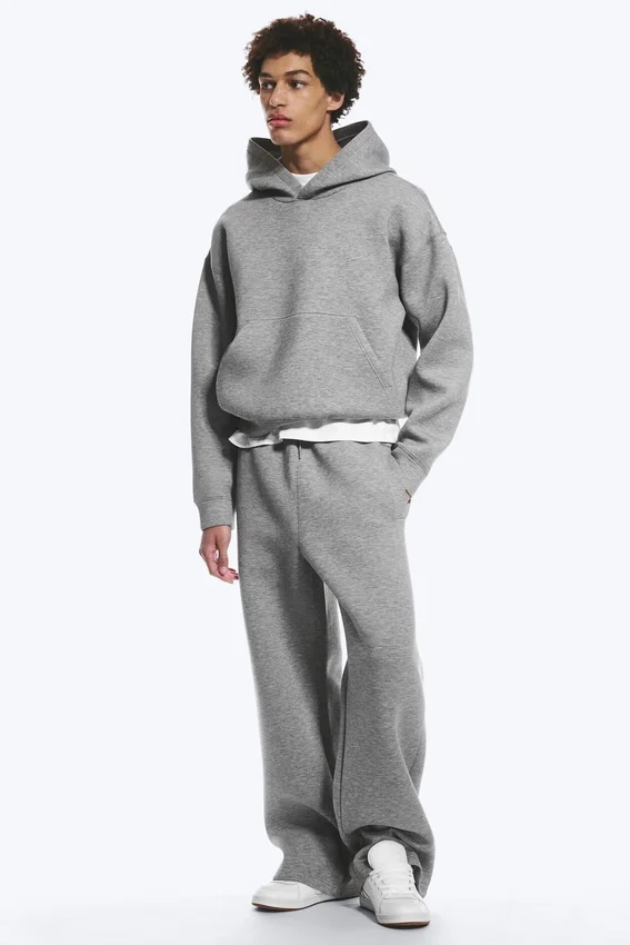 Simon Scuba Hoodie – Grey Melange Simon Scuba Hoodie – Grey Melange