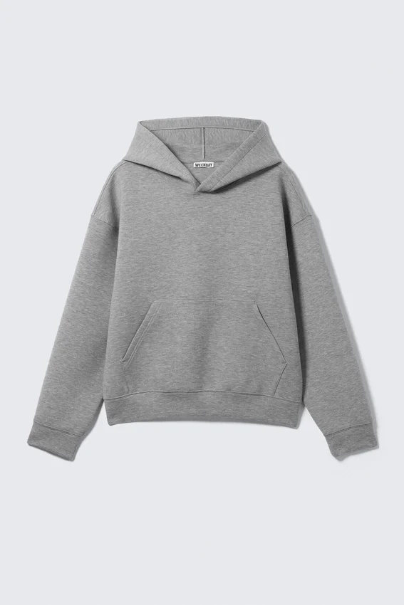 Simon Scuba Hoodie – Grey Melange Simon Scuba Hoodie – Grey Melange