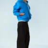 Simon Scuba Zip Hoodie – Bright Blue Simon Scuba Zip Hoodie – Bright Blue
