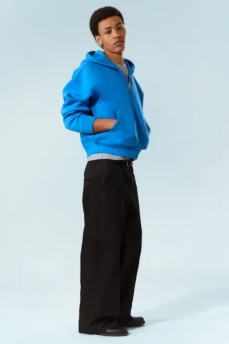Simon Scuba Zip Hoodie – Bright Blue