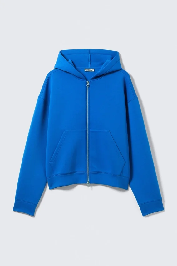 Simon Scuba Zip Hoodie – Bright Blue Simon Scuba Zip Hoodie – Bright Blue
