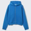 Simon Scuba Zip Hoodie – Bright Blue Simon Scuba Zip Hoodie – Bright Blue