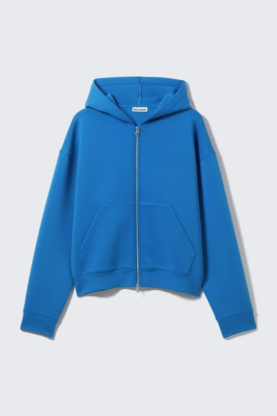 Simon Scuba Zip Hoodie – Bright Blue Simon Scuba Zip Hoodie – Bright Blue