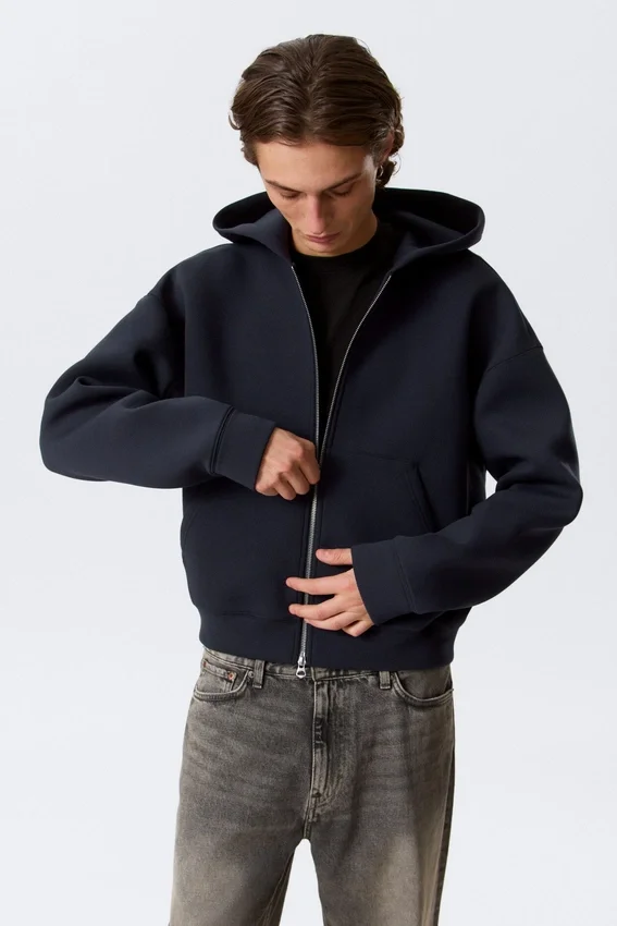 Simon Scuba Zip Hoodie – Dark Blue Simon Scuba Zip Hoodie – Dark Blue