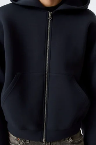 Simon Scuba Zip Hoodie – Dark Blue
