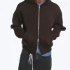 Simon Scuba Zip Hoodie – Dark Brown Simon Scuba Zip Hoodie – Dark Brown