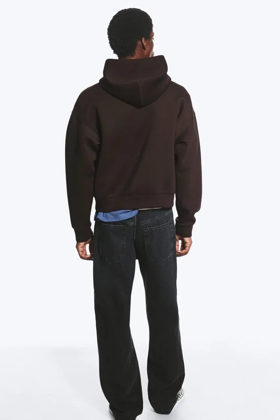 Simon Scuba Zip Hoodie – Dark Brown Simon Scuba Zip Hoodie – Dark Brown
