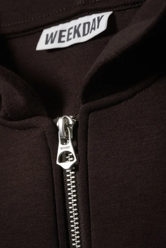 Simon Scuba Zip Hoodie – Dark Brown Simon Scuba Zip Hoodie – Dark Brown