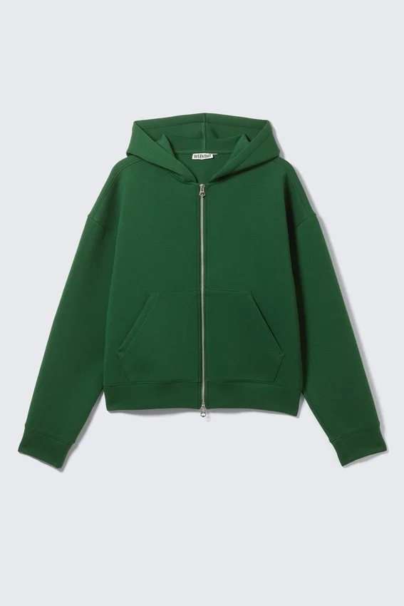 Simon Scuba Zip Hoodie – Dark Green Simon Scuba Zip Hoodie – Dark Green
