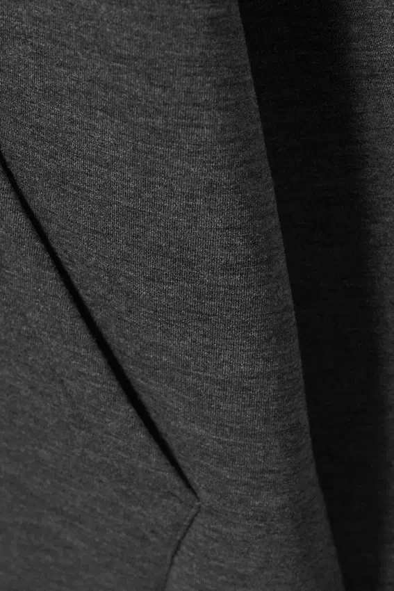 Simon Scuba Zip Hoodie – Dark Grey Melange Simon Scuba Zip Hoodie – Dark Grey Melange