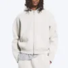 Simon Scuba Zip Hoodie – Light Dusty Mole Simon Scuba Zip Hoodie – Light Dusty Mole