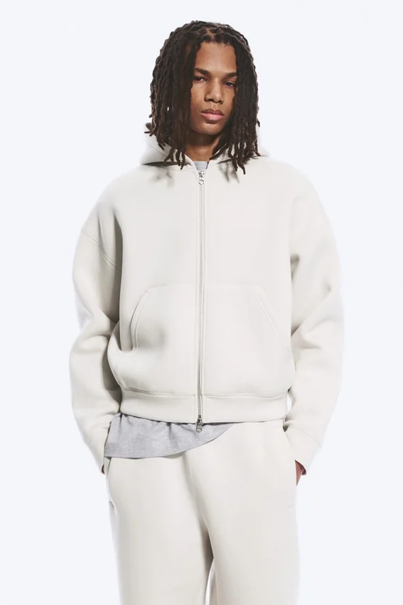 Simon Scuba Zip Hoodie – Light Dusty Mole Simon Scuba Zip Hoodie – Light Dusty Mole