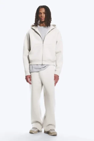 Simon Scuba Zip Hoodie – Light Dusty Mole