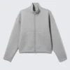 Simon Scuba Zip Sweatshirt – Grey Melange Simon Scuba Zip Sweatshirt – Grey Melange