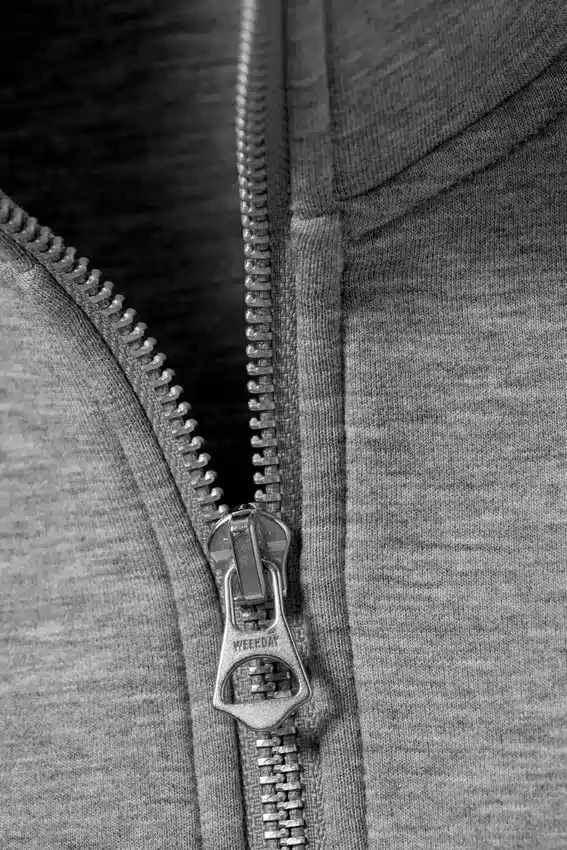Simon Scuba Zip Sweatshirt – Grey Melange Simon Scuba Zip Sweatshirt – Grey Melange