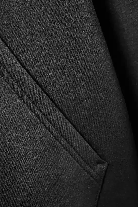 Simon Washed Scuba Zip Hoodie – Faded Black Simon Washed Scuba Zip Hoodie – Faded Black