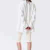 Single-Breasted Oversized Blazer – Off-White Single-Breasted Oversized Blazer – Off-White