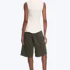 Sleeveless Asymmetric Peplum Top – White Sleeveless Asymmetric Peplum Top – White